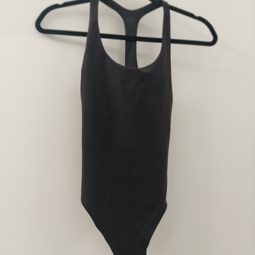 ALO Yoga Black Kids Bodysuit